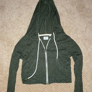 Urban Outfitters Cropped Zip-up